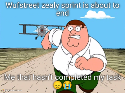 Hasting to complete my zealy sprint quest 