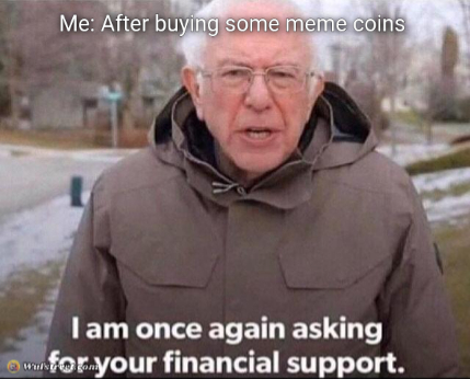I am once again asking for your financial support