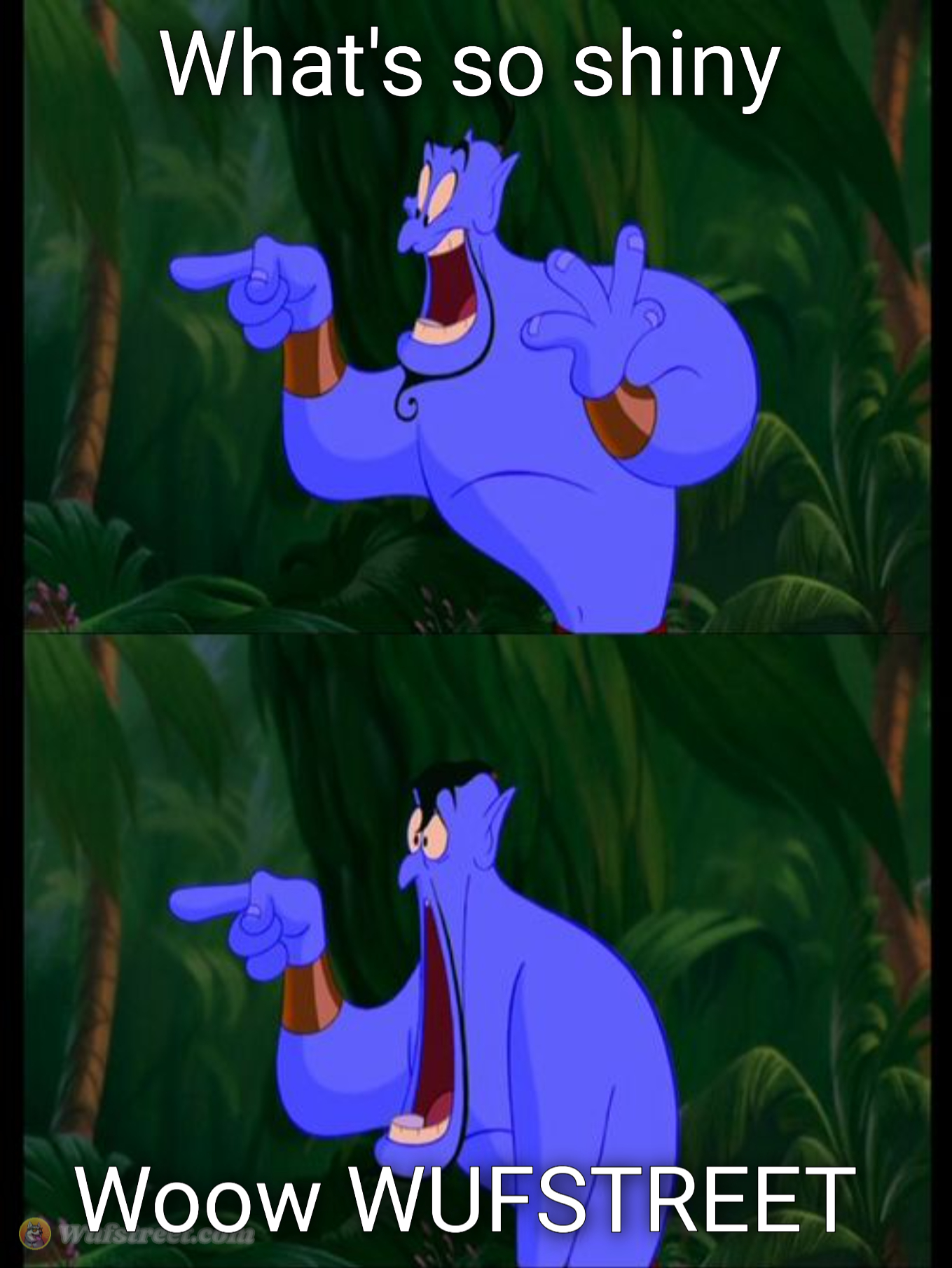Aladdin Surprised Genie Jaw Drop