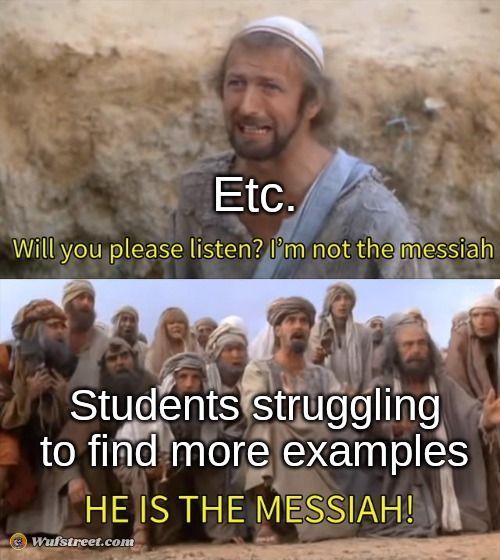 I''m not the messiah