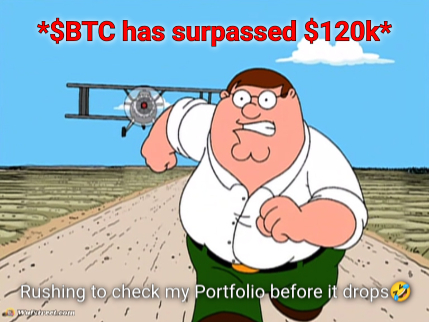 Peter Griffin running away