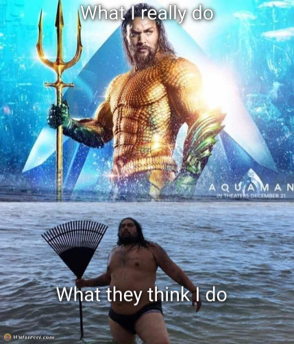 me vs reality - aquaman