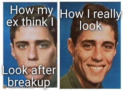 before after - sad happy face