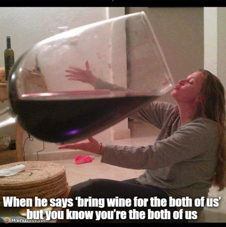 big ol wine glass