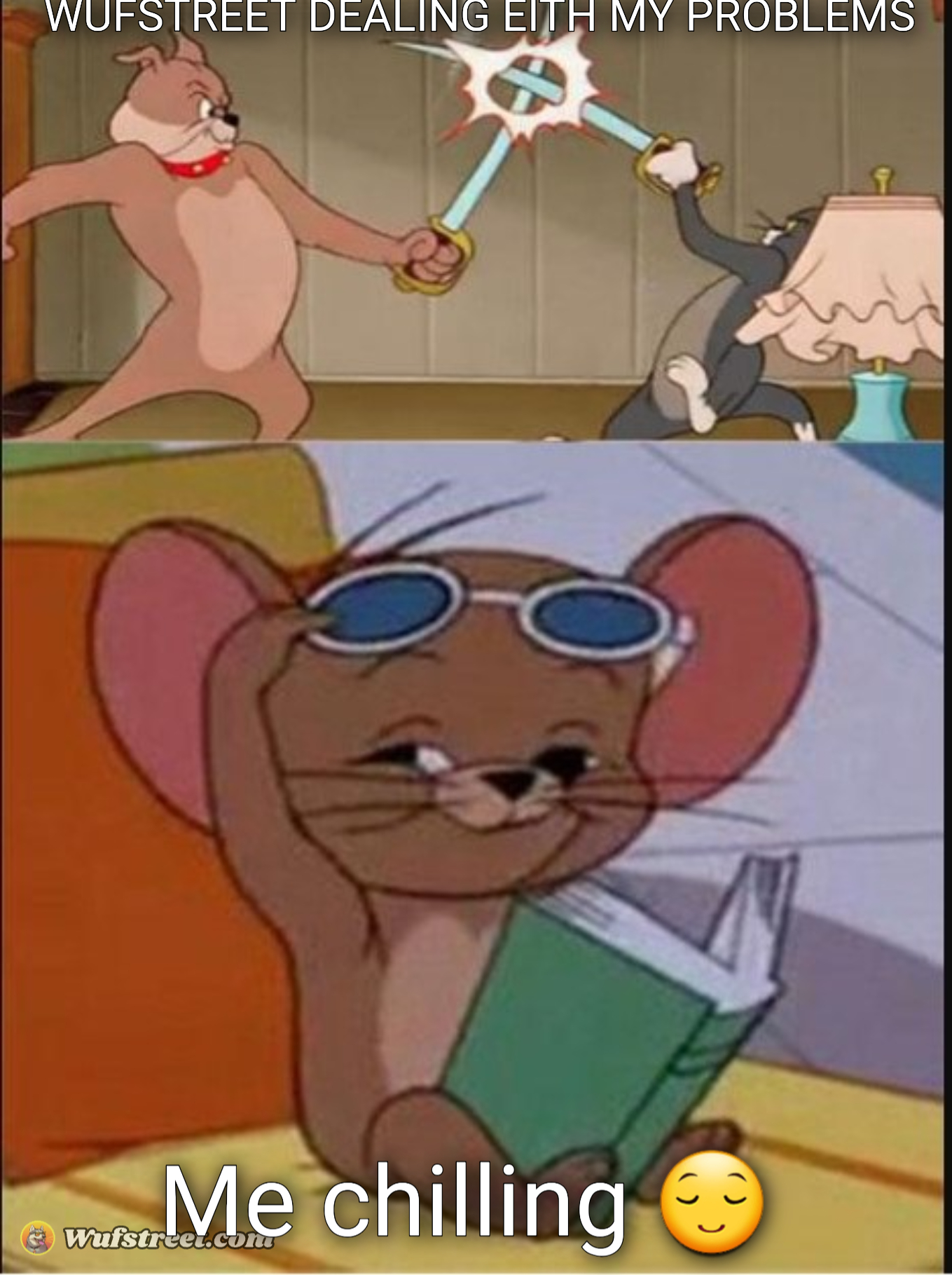 Tom and Spike fighting
