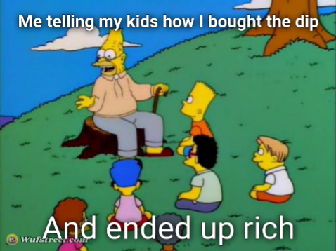 Abe Simpson telling stories