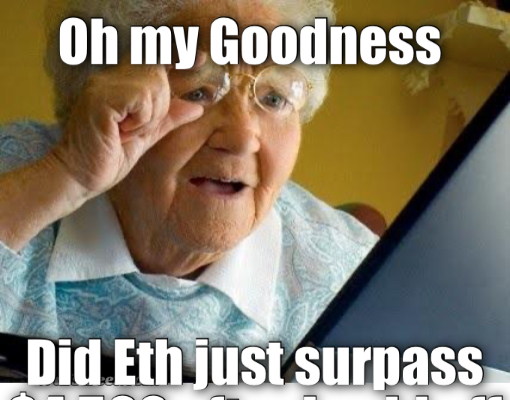 old lady at computer