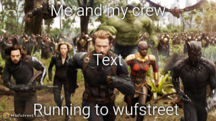 Avengers Infinity War Running